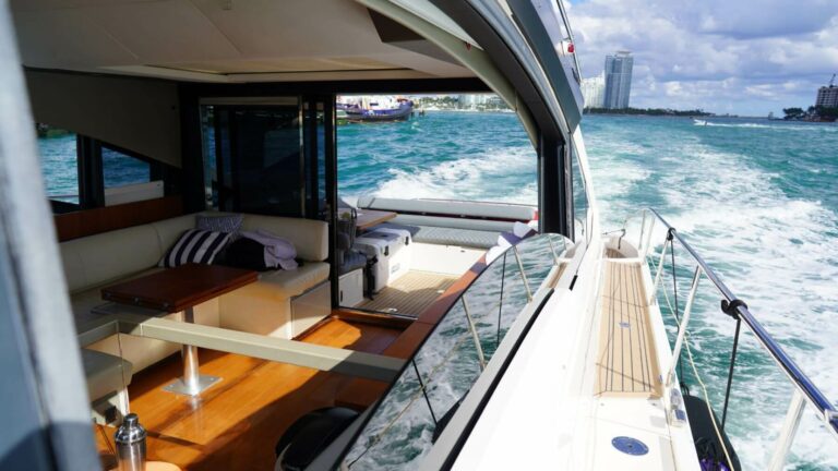 Sunset sailing aboard a luxury charter yacht in Turks and Caicos